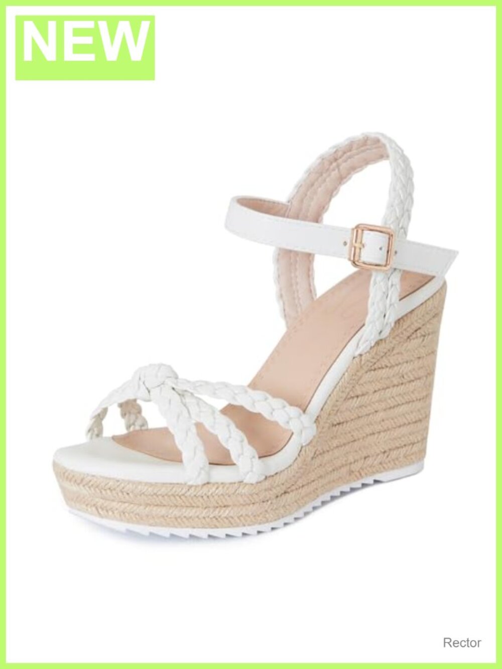 mikarka Womens Espadrille Wedge Sandals Comfortable Platform Open Toe Ankle